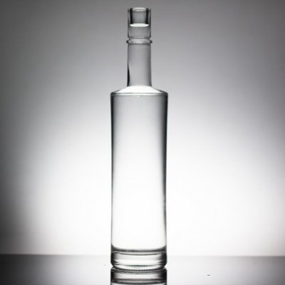Empty Oil Glass Bottle