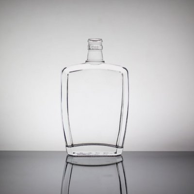 Tequila Clear Square Bottle