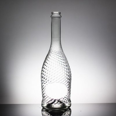 Embossing Wine Glass Bottle
