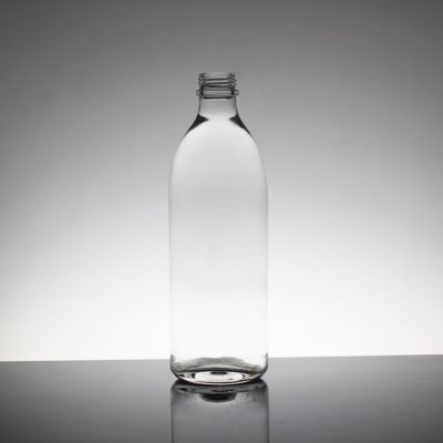Empty Rum Glass Bottle